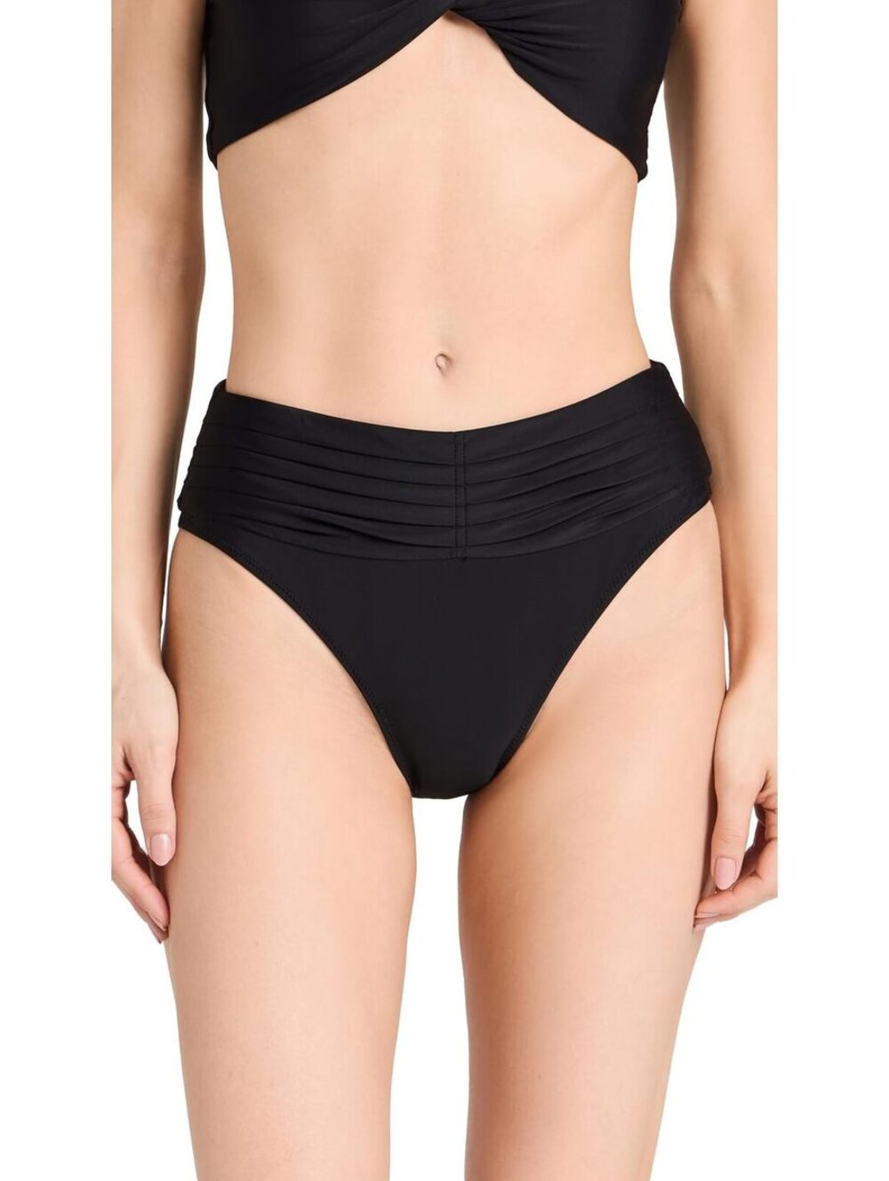 Ramy Brook Women's Ivo Bikini Bottom, Black, M